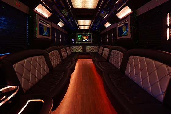 Ample party bus